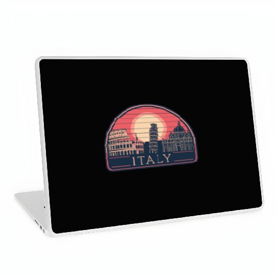 Iconic Italy Landmarks at Sunset Laptop Skins