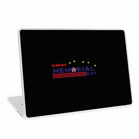 Happy Memorial Day – USA Star & Stripes Design Laptop Skins