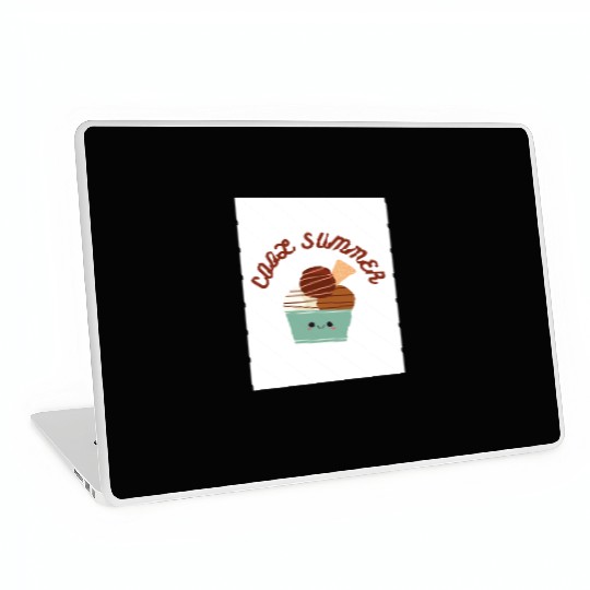 Cool Summer Vibes Ice Cream Laptop Skins