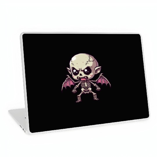 Cute Vampire Skeleton – Bat-Winged Monster Laptop Skins