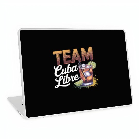 Cocktail Bartender Team Cuba Libre Laptop Skins
