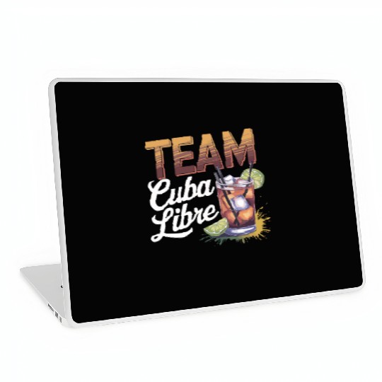 Cocktail Bartender Team Cuba Libre Laptop Skins