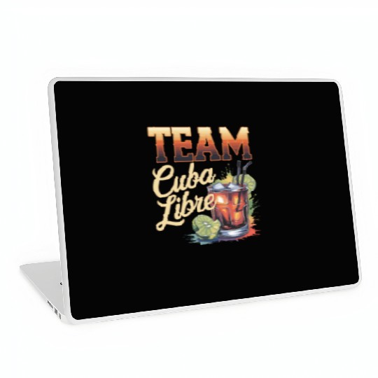Cocktail Bartender Team Cuba Libre Laptop Skins