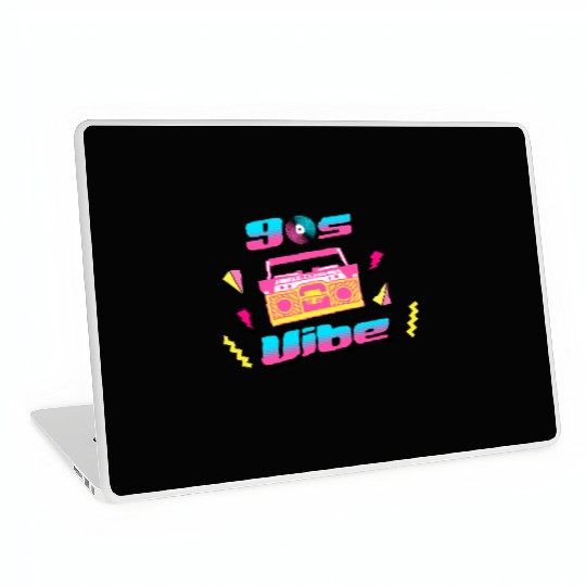 90s Vibe Retro Nostalgia Boombox Laptop Skins