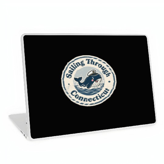 Connecticut Whale Captain Design Laptop Skins