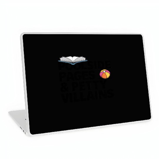Poolside Pages Petty Villains Laptop Skins
