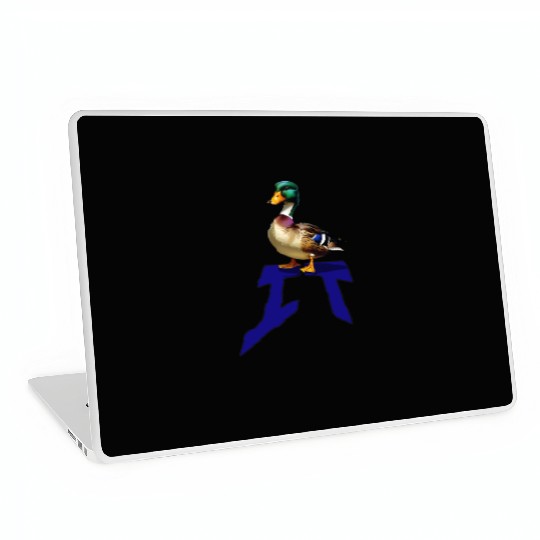 Mallard Duck on the word IT Laptop Skins
