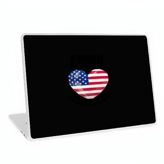 Proud Daughter American Revolution DAR US history Laptop Skins