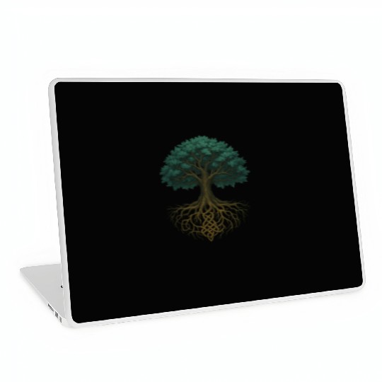 Ancient Yggdrasil Tree of Life – Celtic Forest Roo Laptop Skins