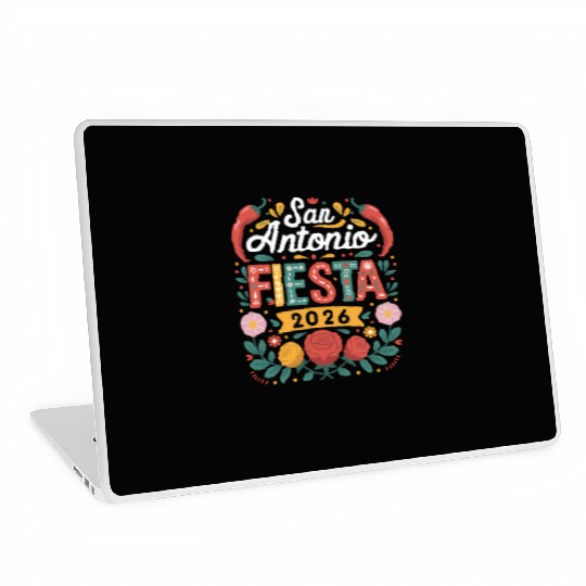 San Antonio 2026 Fiesta Cinco De Mayo Texas Laptop Skins