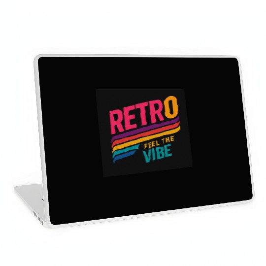 Retro Feel The Vibe – 80s Vintage Style Laptop Skins