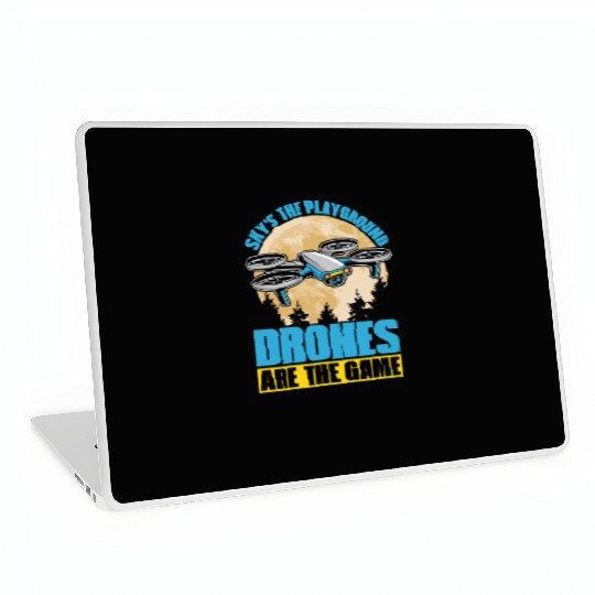 Drone Enthusiast Sky's The Playground Quadcopter Laptop Skins