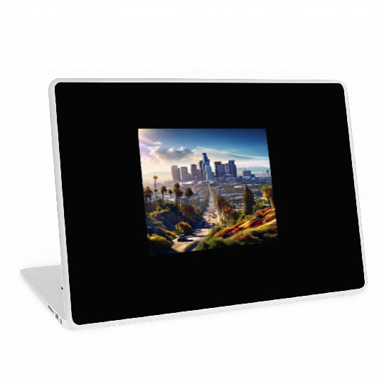 los angeles city. Laptop Skins