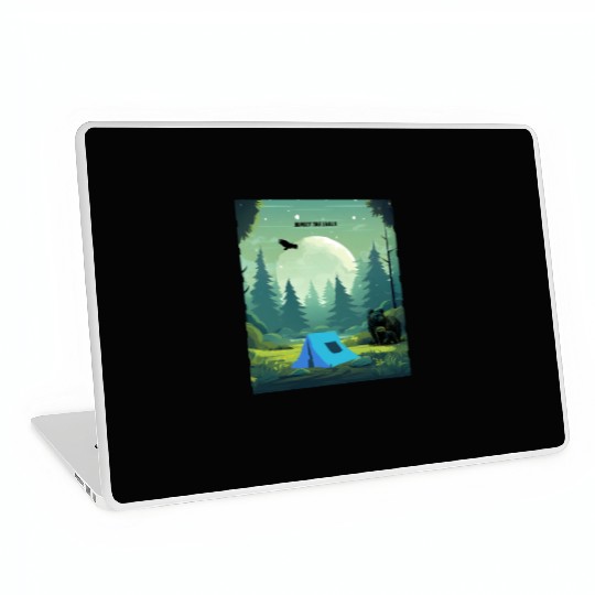 Respect the Locals – Wilderness Camping Warning Laptop Skins