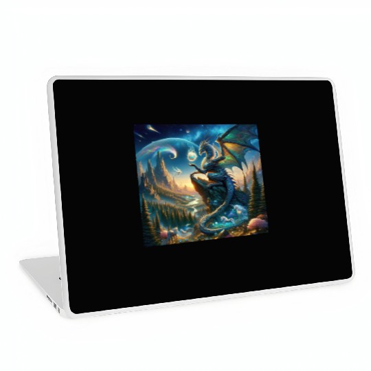 Dragons Domain Fantasy Landscap Laptop Skins