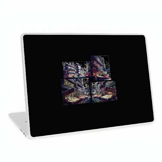 Where Tradition Meets Neons Twilight Laptop Skins