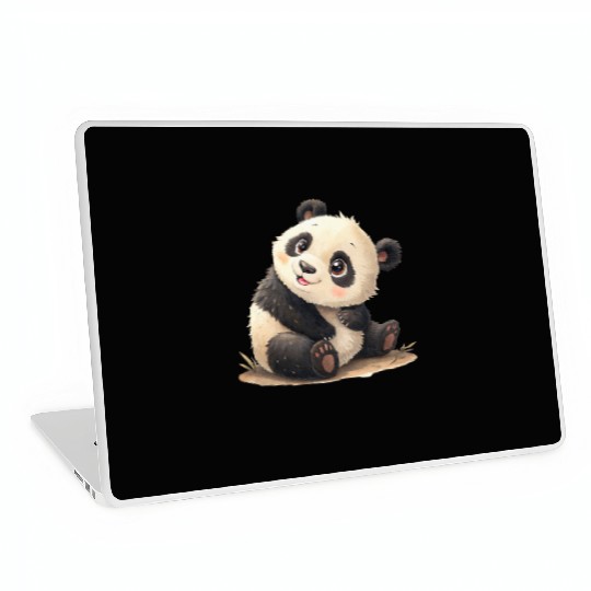 Bamboo Bliss Panda Laptop Skins