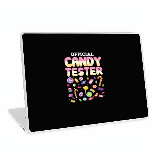Official Candy Tester Lollipop Sweets Halloween Laptop Skins