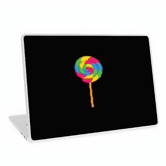 Lollipop Rainbow Sucker Candy Halloween Costume Laptop Skins