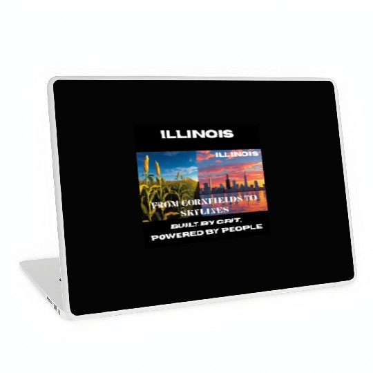 Illinois Midwest Mosaic Art Laptop Skins