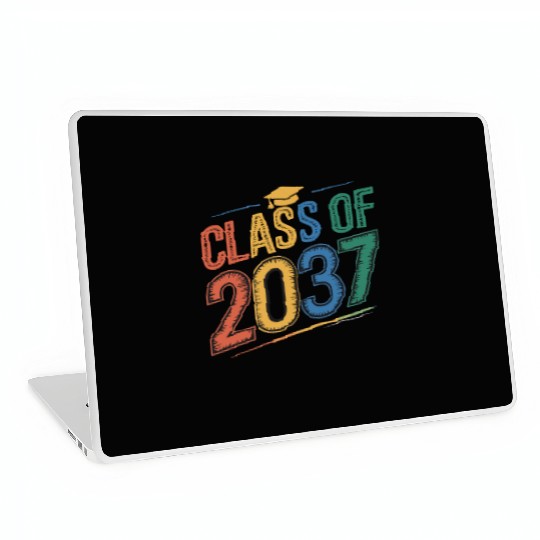 Class of 2037 Grow With Me, Funny back to school Laptop Skins