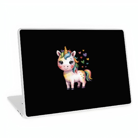 Believe in Magic – Cute Rainbow Unicorn Fantasy Laptop Skins