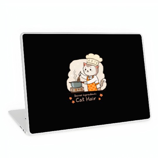Gourmet Cat Hair Cuisine Laptop Skins
