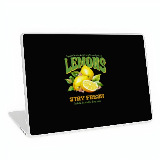 Squeeze the Day Lemon Vibes — Stay Fresh & Juicy Laptop Skins
