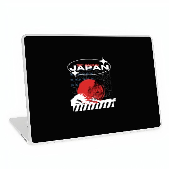 Black Blue Creative Streetwear Japan Laptop Skins