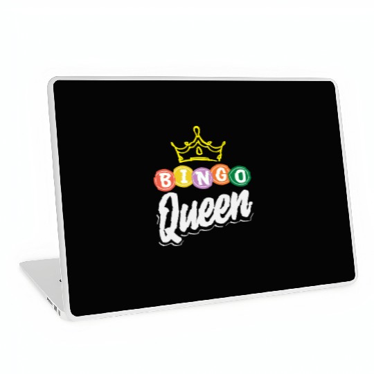 Bingo Queen Bingo Player Royalty Laptop Skins