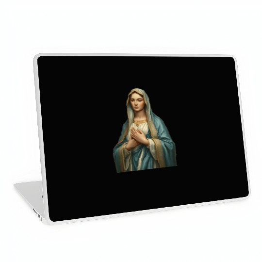 Madonna and Child Divine Embrace Laptop Skins