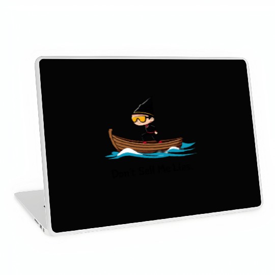Pacu Jalur boat kid Laptop Skins