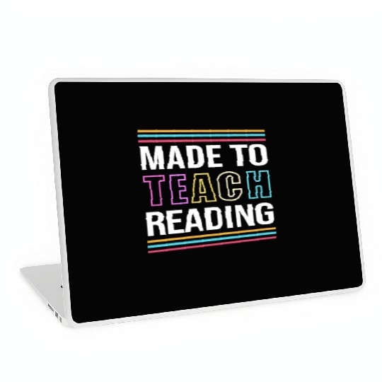 Back To School Reading Teacher Laptop Skins