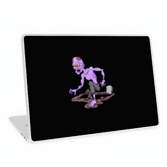 Horror Zombie Monster Illustration Laptop Skins
