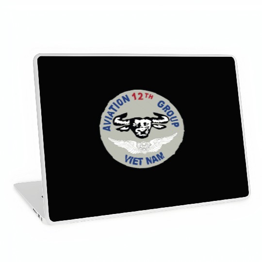Army 12th Aviation Group Vietnam SSI wo T Laptop Skins