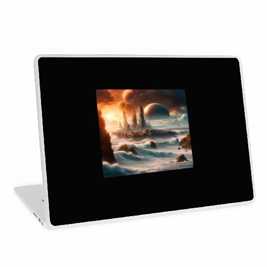 Sci-FI Futuristic Alien Planet Landscape  Laptop Skins