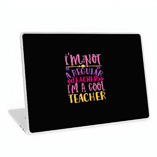 Cool Teacher - Funny Teacher Appreciation Gift Laptop Skins