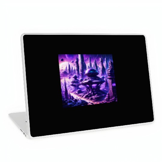 Futuristic Sci-FI Fantasy Alien Planet Laptop Skins