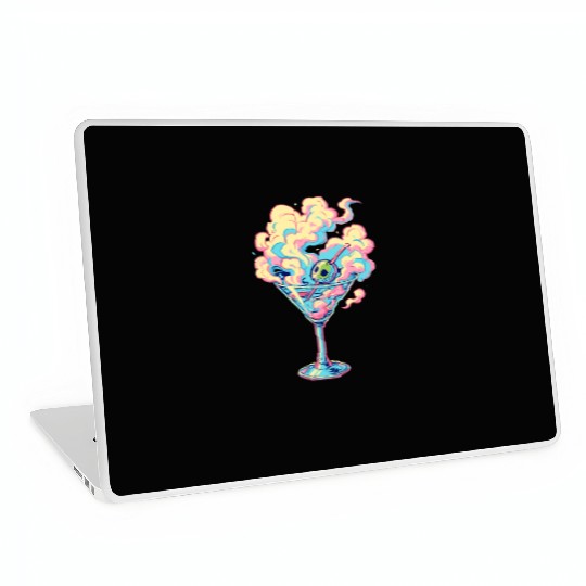 Vaporwave Martini Cocktail Dreams Laptop Skins