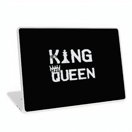 Her King His Queen Chess Motivation Lover Humor Laptop Skins