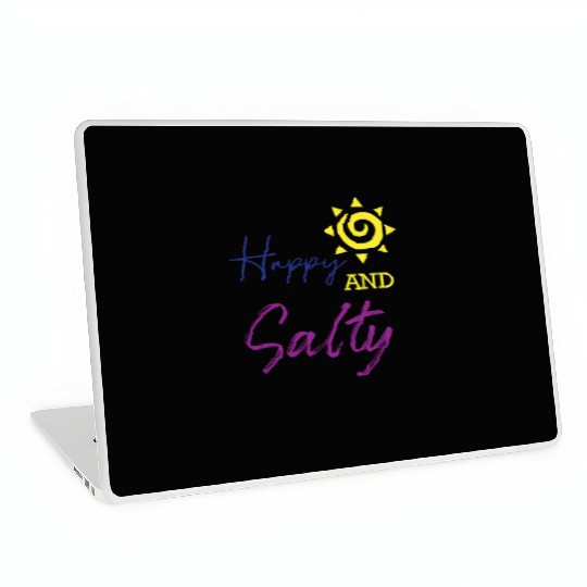 Happy & Salty Sun Design Laptop Skins