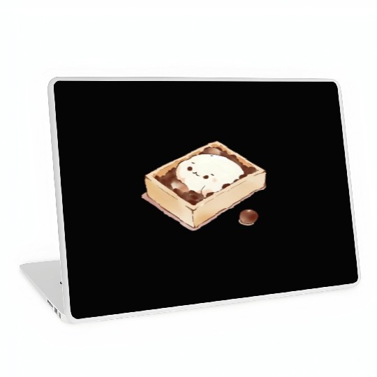 Kawaii Mochi Cookie Illustration Laptop Skins