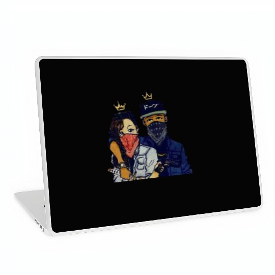 Urban Rebels Masked Duo Laptop Skins Design