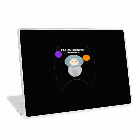 Cat Astronaut in Space Graphic Laptop Skins