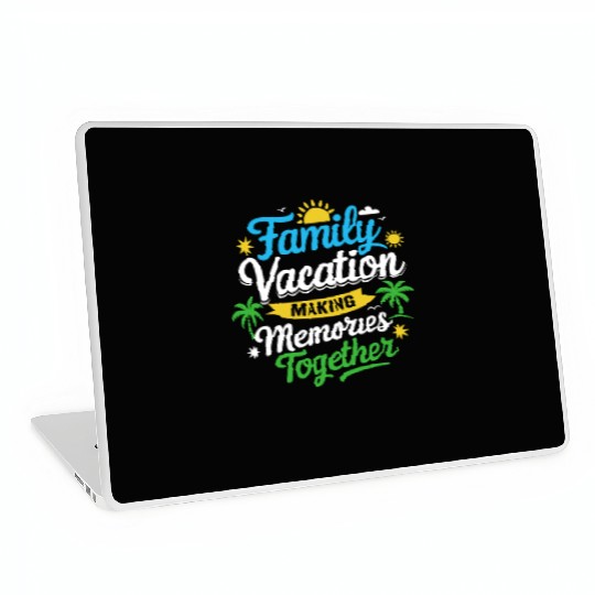 Family Vacation Memories Design Laptop Skins