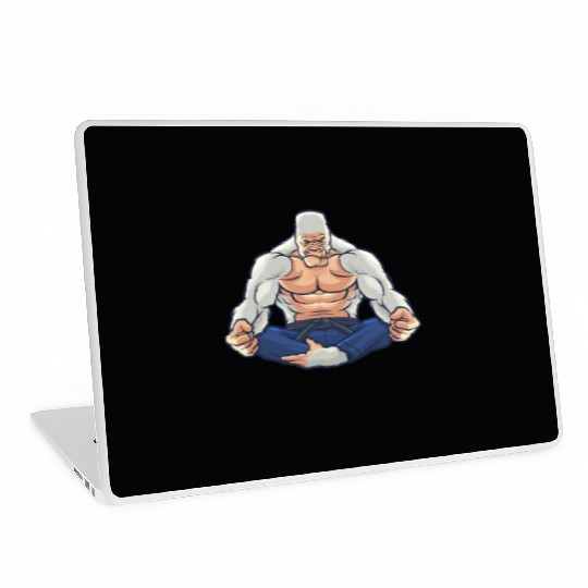 Armored Gorilla Meditation - Yoga Laptop Skins