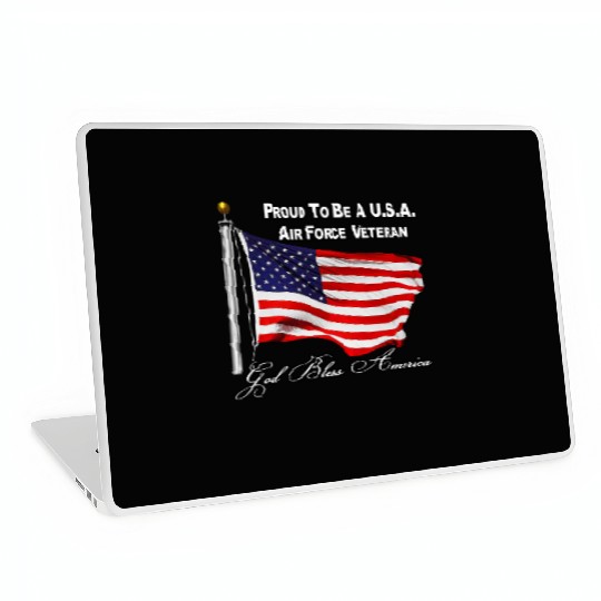 Proud To Be A US Air Force Veteran Laptop Skins