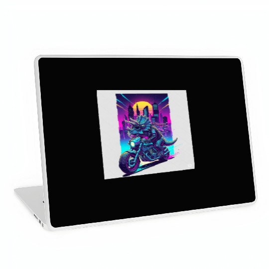 Futuristic Rhinoceros Cyber Ride Laptop Skins