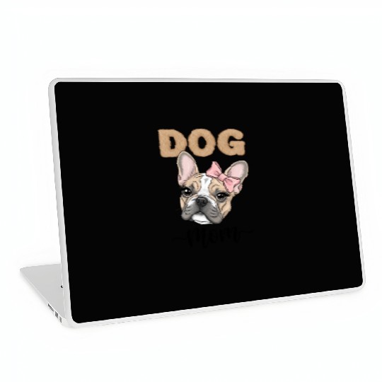 Frenchie Mom Laptop Skins