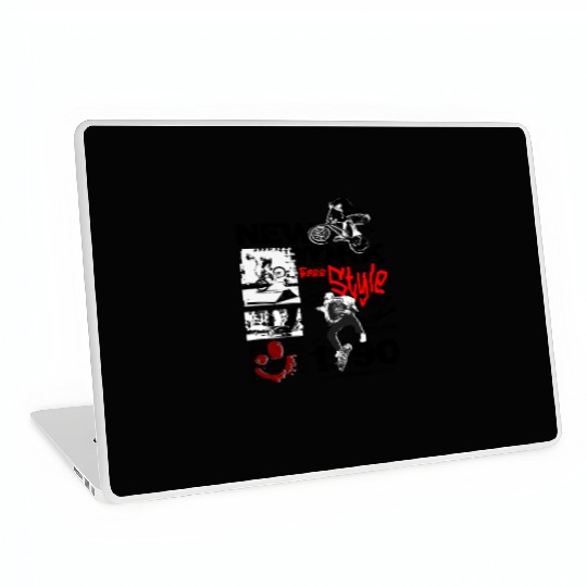 Urban Skateboard and BMX Street Art Laptop Skins